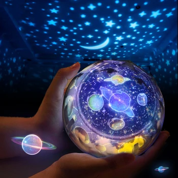 Nauja Planeta Magija Projektoriaus Lempa Žvaigždėtas Dangus Naktį Šviesos Vaikai, Kūdikis, Kalėdų Dovana