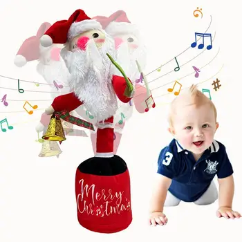 Kalėdų Senelis Šokiai, Lėlės Kalėdų Elektros Pliušinis Dainavimo Žaislas Santa Claus Su Baterijomis, Dainavimas & Šokių Žaislus, Kurių Funkcijos