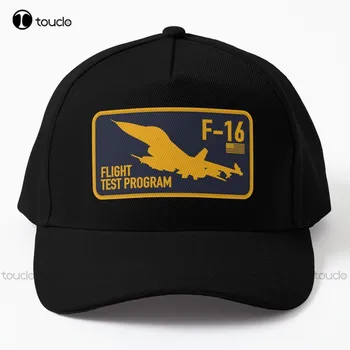F-16 Skrydžio Bandymų Programa Beisbolo Kepuraitę Veikia Skrybėlės Moterims Medvilnės Džinsinio Audinio Kepurės Hip-Hop Trucker Kepurės Custom Dovana Džinsinio Kepurės