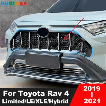 Priekiniai Centras, Grotelės, Grotelės, Akučių Padengti Apdaila Toyota Rav4 Rav 4 Limited/LE/XLE/Hibridinis 2019 2020 2021 Automobilio Išorės Priedai