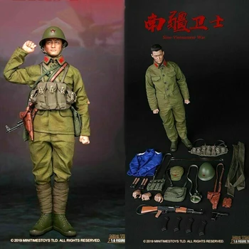1/6 masto Mini kartus žaislai M015 PLA Kinijos-Vietnamo Karo Vyrų Veiksmų Skaičius, Modelis gerbėjai surinkimo žaislai, pilnas komplektas paveikslas lėlės