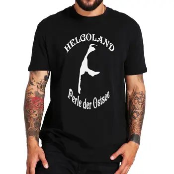 Helgoland/Siltas Perle Der Ostsee T-Shirt 2022 Juokinga Negerai Derinys Drive Anekdotai Vyrų Tshirts Vasaros Medvilnės T Shirts