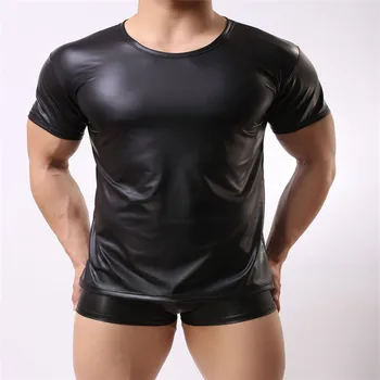 C1362-2020Summer nauja, vyriški marškinėliai kieto spalvų slim tendencija atsitiktinis trumparankoviai mados