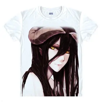 Overlord T-Shirt Ainz Ooal Suknelė Marškinėliai custom t shirts Anime ir Animacinių filmų Dovana Kawaii Drabužius spausdinami t marškinėliai mados Karšto drabužių a