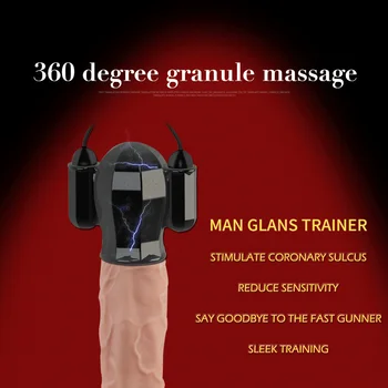 2 In 1 Varpos Massager 360° Vyrų Masturbator Ejakuliacijos Užlaikymas Ilgalaikis Blizgesys Mokymo Elektros Penis Penis Plėtros Erekcija