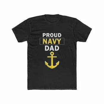Didžiuojamės, Karinio Jūrų Laivyno Tėtis. Derliaus JAV karinio jūrų Laivyno Tėtis tėvo Diena Dovanos T-Shirt. Vasaros Medvilnės trumpomis Rankovėmis O-Neck T Shirt Mens Naujas S-3XL