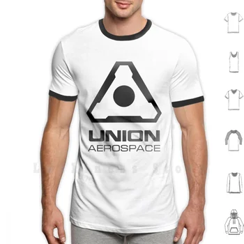 Sąjungos Oro Erdvė - Juoda Insignia T Shirt Spausdinti Vyrų Medvilnės Naujas Cool Tee Doom Bausmė Amžina Uac Doomguy Doom Doom Vaikinas