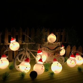 led Kalėdų šviesos sniego led pasakų string žibintai, Baterija sode patalpų šalis vestuvių papuošalai Kalėdų šviesos