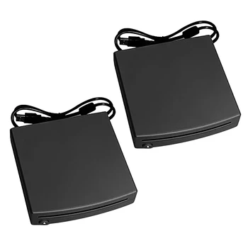 2X Black USB Sąsaja Automobilio Išorės VISUREIGIS Stereo Radijo Patiekalas Langelio CD/DVD Grotuvas Android Vidaus Dalys, Automobilių Radijas
