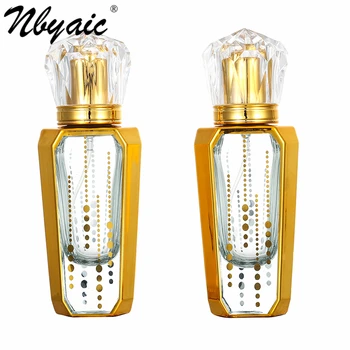 Kvepalų butelių pilstymo B809-30ml galvanizavimo aukso kvepalai stiklo butelis nuimamas purškimo butelis 1pcs tuščias butelis