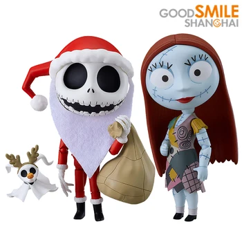 Gera Šypsena Nendoroid 1517 Jack Skellington 1518 Sally Košmaras Prieš Kalėdas TGS Kawaii Lėlės Anime Pav Veiksmų Žaislai