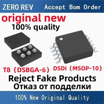 5vnt 100% Naujas TMP432BDGSR DSDI TMP108AIYFFR T8 MSOP-10 MSOP10 DSBGA-6 BGA6 visiškai naujas originalus žetonų ic