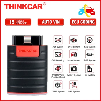 Thinkcar Thinkdiag Sena Versija OBD2 Skaneris PK Naujas Thinkdiag Mini ELM327 Easydiag Atnaujinti Nemokamai 1 Metus, Visi Sistemos Diagnostikos Įrankis