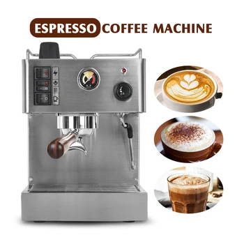 ITOP 1050W Pusiau automatinis Espresso Kavos virimo aparatas Mašina, 3.5 L Nerūdijančio Plieno Kavos Aparatas, Pusiau komercinių italijos Kavos virimo aparatas