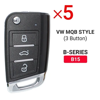 KEYDIY B Serijos B15 3 Mygtukas Nuotolinio Valdymo pulto Mygtuką KD200 KD900 KD900+ URG200 KD-X2 Mini KD VW MQB Stilius