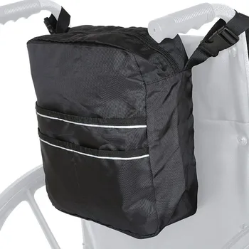 Nešiojamų Kabo Krepšys Vežimėlio Kuprinė Maišelis Reguliuojamas Diržas per Petį vežimėlyje ir Walker Priedai Pusėje Saugojimo Krepšiai