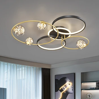 Modernus Nordic LED Lubų šviestuvas Namų Stiklo kamuolys gyvenamojo kambario, Valgomojo, Miegamojo Apšvietimas, Patalpų Žibintai, Apdailos šviestuvas