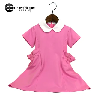 2022 Naujas charei100 vaikų trumpomis rankovėmis Suknelė vasaros suknelė naujas įdomus apvalios apykaklės visiškai apačioje atspausdinta marškinėliai, sijonas