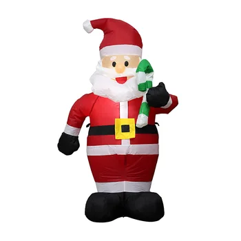 1.2 M Kalėdų Santa Claus Pripučiami LED Žėrintis Šalis Atostogų 