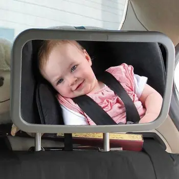 Reguliuojamo Pločio Automobilio Galinės Sėdynės Vaizdo Veidrodėlis Kūdikių/Vaikų Automobilio Sėdynės Saugos Veidrodis Stebėti Pagalvėlės Aukštos Kokybės Automobilių Interjero Stilius