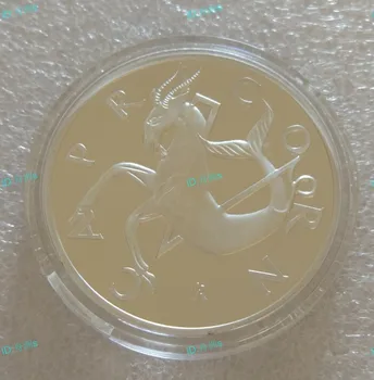 Naujasis JAV versija 12 žvaigždynas Ožiaragis Metalas, Moneta Padengta Progines monetas, Ženklelis medaliu kolekcija