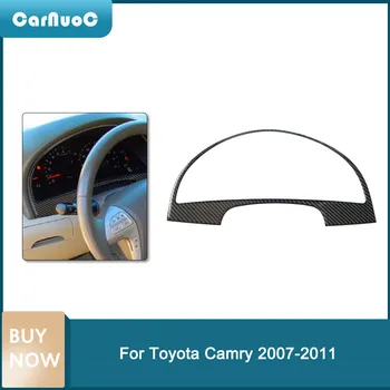 Toyota Camry 2007-2011 Spidometras Supa Apdaila, Lipdukas, Decal Padengti Trim Automobilio Interjero Aksesuarų Anglies Pluošto