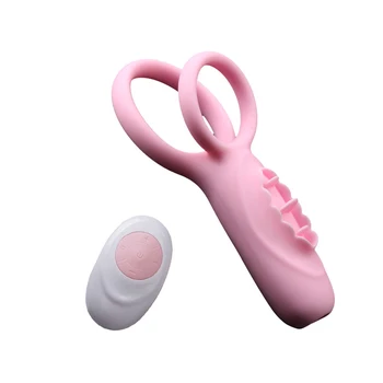 Yunman Nuotolinio Valdymo Silikoninis Dvigubas Vibruojantis Klitorio Stimuliatorius 10 Rūšių Penis Sekso Žaislas, Skirtas Pora