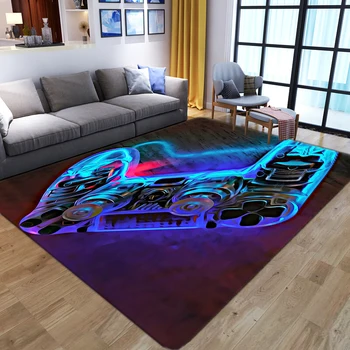 Mados kilimo 3D spausdinimo žaidimų valdiklis kilimų neleidžiančioms slysti miegamasis nuskaityti grindų kilimėlis vaikų žaidimas, žaidėjas, kiliminė danga