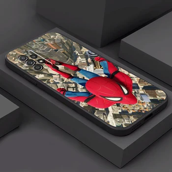Marvel Spiderman Telefono Dėklai Xiaomi Redmi Pastaba 10 10 10 Pro POCO F3 GT X3 GT M3 Pro X3 NFC Galinį Dangtelį Coque Carcasa