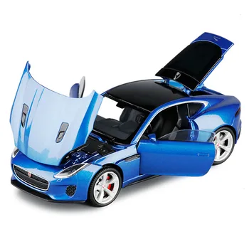 1:32 Jaguar F-Type Sport Auto Modelio Speelgoed Simulatie Geluid Žygį Legering Gegoten Speelgoed Voertuig Voor Jongens A211
