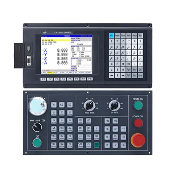 CNC Praktiškas keturių ašių CNC1000MDc-4 frezavimo valdiklis su nauja versija Absoliutus servo sistemos, ATC skėtis maršrutizatorius