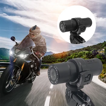1600mAh Motociklo Vairavimo Diktofonas Vedio Kamera Mini Wifi Sporto DV Kamera IP65 Naktį Plataus Kampo Dashcam