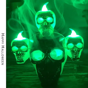 Helovinas Apdailos Žibintai LED Žvakių Šviesos Skeletas Helovinas Šviestuvai Kaukolė Šalies Lempos Vaiduoklis