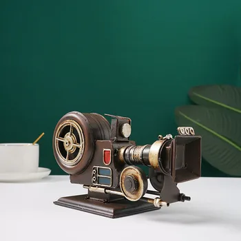 Retro Senas modeliavimas fotoaparato modelis metalo pramonės apdailos projektoriaus modelis antikvariniai Baras, Kavinė drabužių parduotuvė minkštas Foto Propsiro