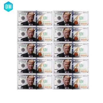 10vnt/daug Amerikos Banknotus Amerikos prezidentas Koziris Banknotų 100 Dolerių Aukso Banknotų Namų Dekoro kaip Bill Valiuta Dovanos