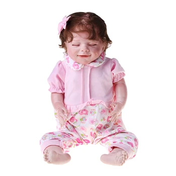 Akis-Arti Rožinis Kostiumas Mergina Lėlės Realus Kūdikio Mergina Lėlės Skalbti skirtos Lėlės, Žaislai Berniukas dėl Lėlės Žaislas