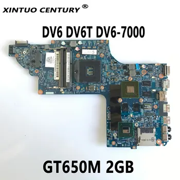682174-501 682174-001 PC motininę plokštę HP Pavilion DV6 DV6T DV6-7000 plokštė su GT650M 2GB DDR3 100% bandymo darbai