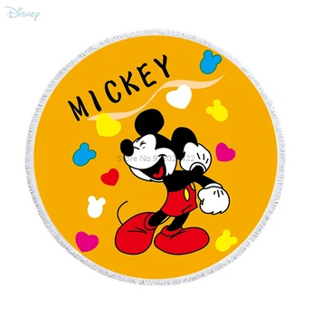 Disney Mickey Mouse Animacinių filmų Spausdinti Turas Paplūdimio Rankšluostį Minkštas Mikropluošto Vonios Rankšluosčiais, skirtą Kambarį Namuose Dekoratyvinis Vaikai Suaugę