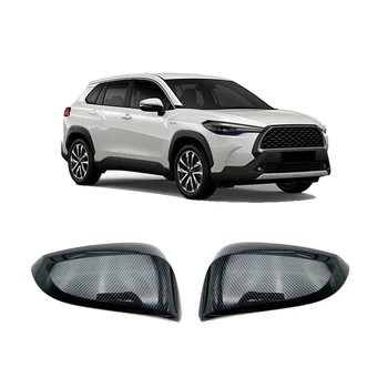 Toyota Corolla Kryžiaus 2020 2021 Automobilio galinio vaizdo veidrodis padengti apdaila, ABS anglies pluošto Šoniniai Posūkio Signalo Veidrodžio Dangtelis Formavimo