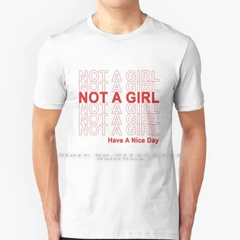 Ne Mergaitė , Have A Nice Day! Marškinėliai Medvilnės 6XL Nonbinary Genderfluid Genderqueer Ftm Agender Lgbtq Vyrų Berniukas Pasididžiavimas
