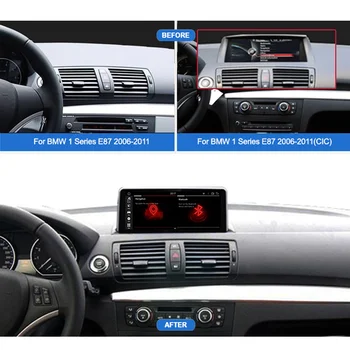 Automobilio Multimedijos Grotuvas GPS Navigacija, BMW 1 Serijos, E81 E82 E87 E88 2004-2011 Radijo Px6 Procesorius Šešių Branduolių Android 9.0 Ekranas