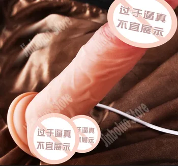 Automatinis Teleskopinis Šildymo Dildo Belaidis Vibratorius G-Spot Masažas Realistiškas Penis, Vagina Sekso Žaislai Moterims, 18 Erotinių Produktų