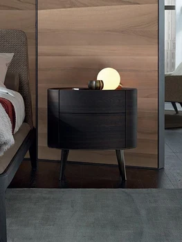 Italijos minimalistinio staliukas šiuolaikinės Šiaurės šalių namų ūkių miegamojo spintelę villa mažų šeimos kabinetas