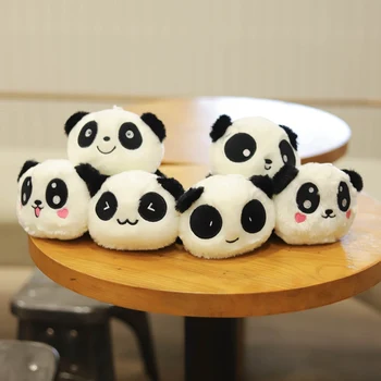 Super Mielas Didelis Galvos Panda Pliušinis Žaislas Įdaryti Gražių Animacinių filmų Lokys Dovana Vaikams Minkštas Gyvūnų Lėlės Pakabukas Vaikams Baby Girl Dovana