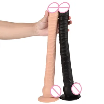 42cm Super Ilgas Didelis Dildo siurbtukas Realistiškas Penis Suaugusiųjų Sekso Žaislai Moterims, Masturbator Erotika Netikras Penis Didelis Dildos