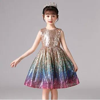 Naujas Berankovis Vienerių Metų Amžiaus Vaikų Suknelė Princesė Drabužiai Mergaitėms Trumpą Nuolydį China Akių Grupė Kalėdų Suknelė