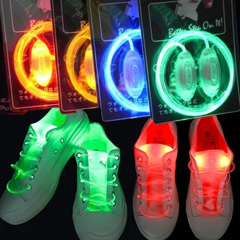Naujovė Šviečiantys LED batų raišteliai Sporto Batų Raišteliais Švyti Batų Stygos Turas 
