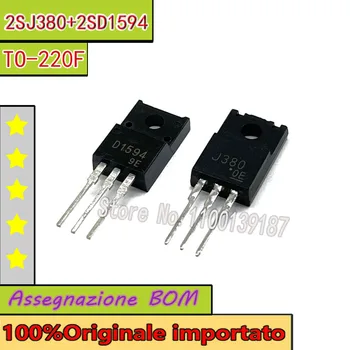10vnt/daug 2SJ380 2SD1594 J380 D1594 Į-220F Bendras tranzistorių automobilių kompiuterių plokštės