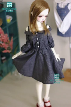 BJD doll drabužiai tinka 60cm 1/3 BJD doll mados juoda skara suknelė kokybės temperamentas suknelė