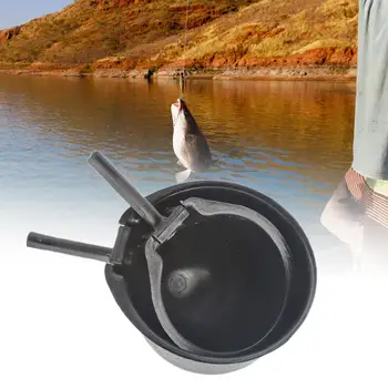 2x Nešiojamų Šunimis Mesti Šaukštas Karpis Lengva Valyti Žvejybos Reikmenys Daugkartinio naudojimo pašarų Dalelių Žvejybos Įranga